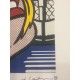 Roy Lichtenstein litografia cm 35x50 timbro STYRIA - Castelli Graphics