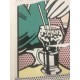 Roy Lichtenstein litografia cm 35x50 timbro STYRIA - Castelli Graphics