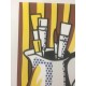 Roy Lichtenstein litografia cm 35x50 timbro STYRIA - Castelli Graphics