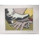 Roy Lichtenstein litografia cm 35x50 timbro STYRIA - Castelli Graphics