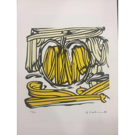 Roy Lichtenstein litografia cm 35x50 timbro STYRIA - Castelli Graphics