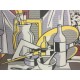 Roy Lichtenstein litografia cm 35x50 timbro STYRIA - Castelli Graphics