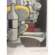 Roy Lichtenstein litografia cm 35x50 timbro STYRIA - Castelli Graphics