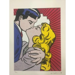 Roy Lichtenstein litografia cm 35x50 timbro STYRIA - Castelli Graphics