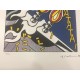 Roy Lichtenstein litografia cm 35x50 timbro STYRIA - Castelli Graphics