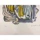 Roy Lichtenstein litografia cm 35x50 timbro STYRIA - Castelli Graphics