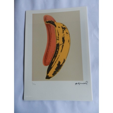 Andy Warhol Lithographie ex. 125 cm 35 x 50