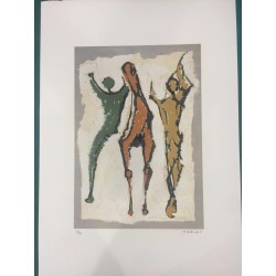 Marino Marini  litografia 50x70 cm con certificato edizione Spadem