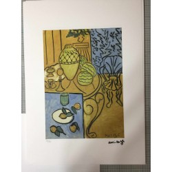 Henri Matisse Litografia cm 50x70 con autentica edizione 1995