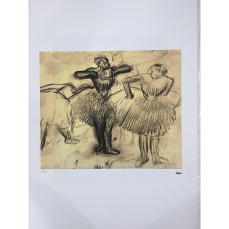 Edgar Degas Litografia cm 50x70 ediz. Donald Art Co. Certificato di provenienza