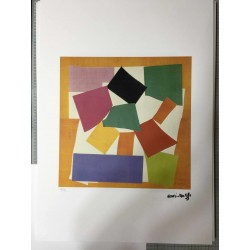 Henri Matisse Litografia cm 50x70 con autentica edizione 1995