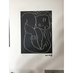 Henri Matisse Litografia cm 50x70 con autentica edizione 1995