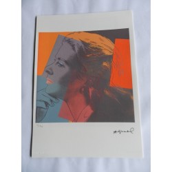 Andy Warhol Lithographie ex. 125 cm 35 x 50