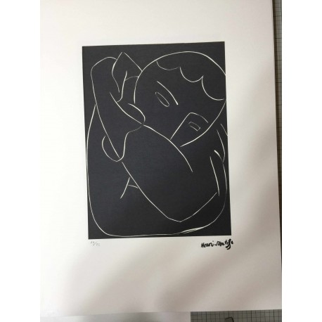 Henri Matisse Litografia cm 50x70 con autentica edizione 1995