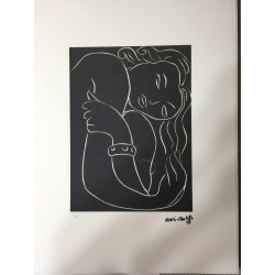 Henri Matisse Litografia cm 50x70 con autentica edizione 1995