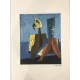 Max Ernst litografia 50x70 cm firma in lastra edizione Spadem