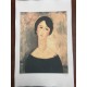 Modigliani Amedeo Litografia cm 51x78 con autentica edizione Georges Israel