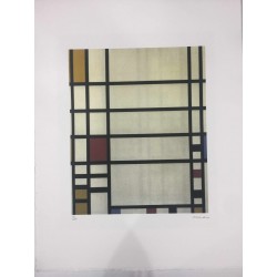 Piet Mondrian litografia 50x70 cm edizione Leonardo Artis