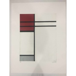 Piet Mondrian litografia 50x70 cm edizione Leonardo Artis