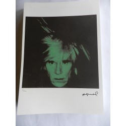 Andy Warhol Lithographie ex. 125 cm 35 x 50