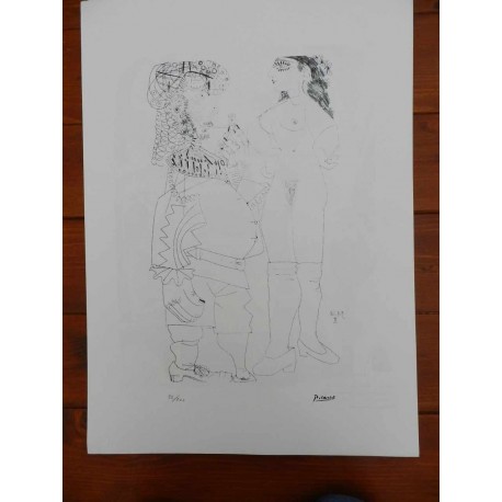 Picasso Litografia 50x70 cm edizione Foundation Museo