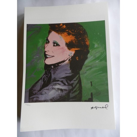 Andy Warhol Litografia ex. 125 cm 35x50