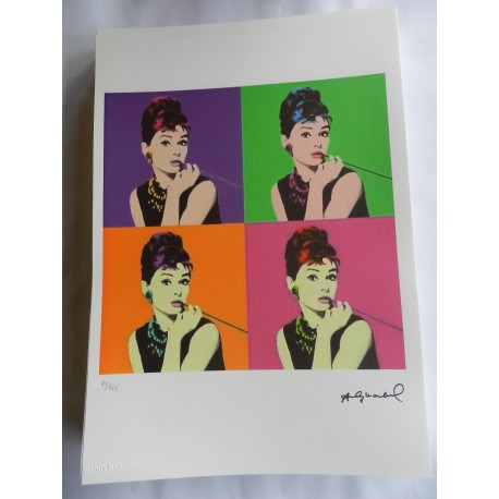 Andy Warhol Litografia ex. 125 cm 35x50