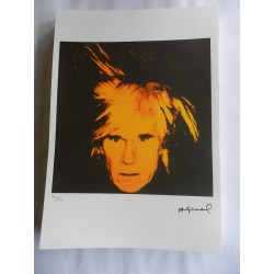 Andy Warhol Lithographie ex. 125 cm 35 x 50