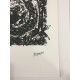 Picasso Pablo serie Buffon con certificato notarile cm 35x50 edizione TREC