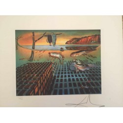 Salvador Dali cm 50x65 carta BFK RIVES firmato a matita timbro artista