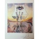 Salvador Dali cm 50x65 carta BFK RIVES firmato a matita timbro artista