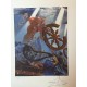 Salvador Dali cm 50x65 carta BFK RIVES firmato a matita timbro artista