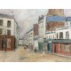 Utrillo Maurice Litografia cm 50x70 con autentica edizione 1995