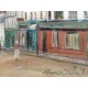 Utrillo Maurice Litografia cm 50x70 con autentica edizione 1995