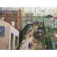 Utrillo Maurice Litografia cm 50x70 con autentica edizione 1995