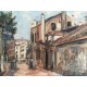 Utrillo Maurice Litografia cm 50x70 con autentica edizione 1995