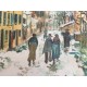 Utrillo Maurice Litografia cm 50x70 con autentica edizione 1995