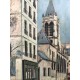 Utrillo Maurice Litografia cm 50x70 con autentica edizione 1995