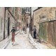 Utrillo Maurice Litografia cm 50x70 con autentica edizione 1995