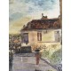 Utrillo Maurice Litografia cm 50x70 con autentica edizione 1995