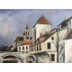 Utrillo Maurice Litografia cm 50x70 con autentica edizione 1995