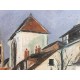 Utrillo Maurice Litografia cm 50x70 con autentica edizione 1995