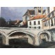 Utrillo Maurice Litografia cm 50x70 con autentica edizione 1995