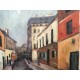 Utrillo Maurice Litografia cm 50x70 con autentica edizione 1995