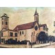 Utrillo Maurice Litografia cm 50x70 con autentica edizione 1995