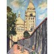 Utrillo Maurice Litografia cm 50x70 con autentica edizione 1995