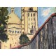 Utrillo Maurice Litografia cm 50x70 con autentica edizione 1995