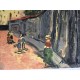 Utrillo Maurice Litografia cm 50x70 con autentica edizione 1995