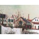 Utrillo Maurice Litografia cm 50x70 con autentica edizione 1995