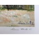 Utrillo Maurice Litografia cm 50x70 con autentica edizione 1995